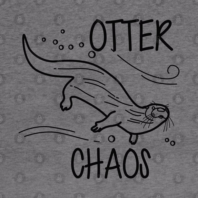 Otter Chaos by KC Happy Shop